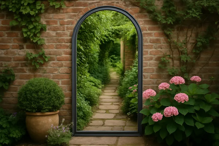 Creatieve manieren om een tuinspiegel te gebruiken