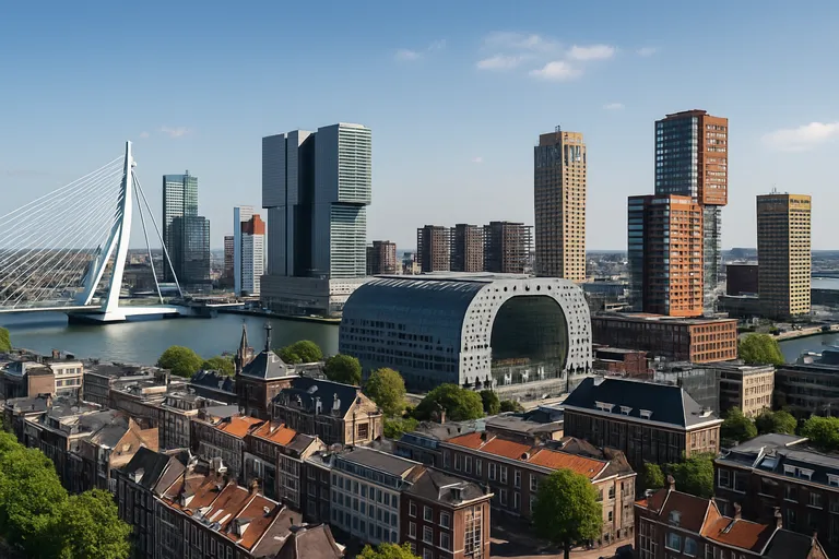 Een reis door de wereld van architectuur in Rotterdam en omgeving